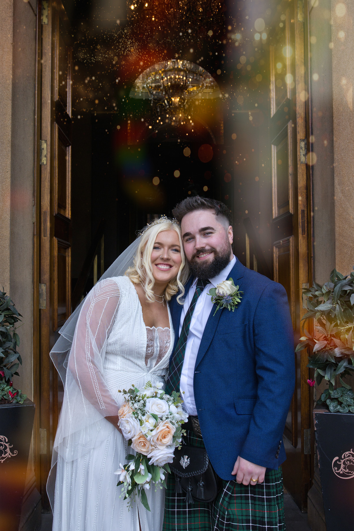 wedding photographer the merchant hotel , belfast