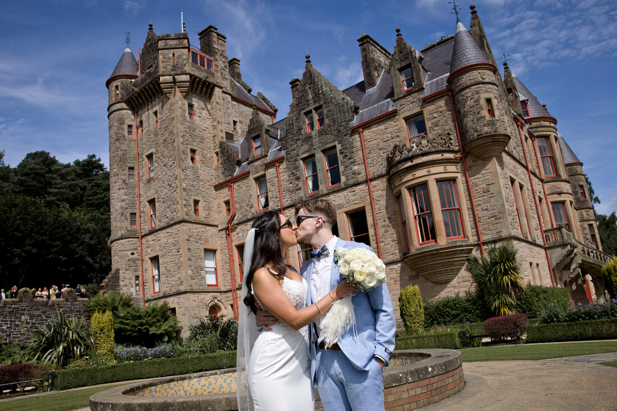 wedding photographer belfast castle 