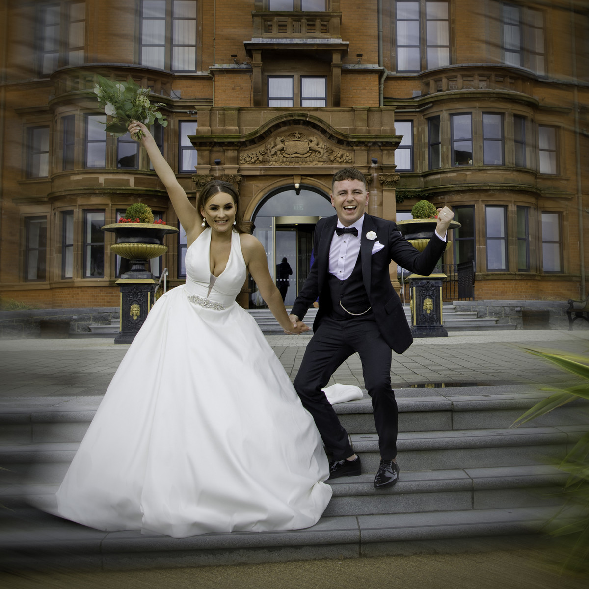 slieve donard hotel , wedding photograph