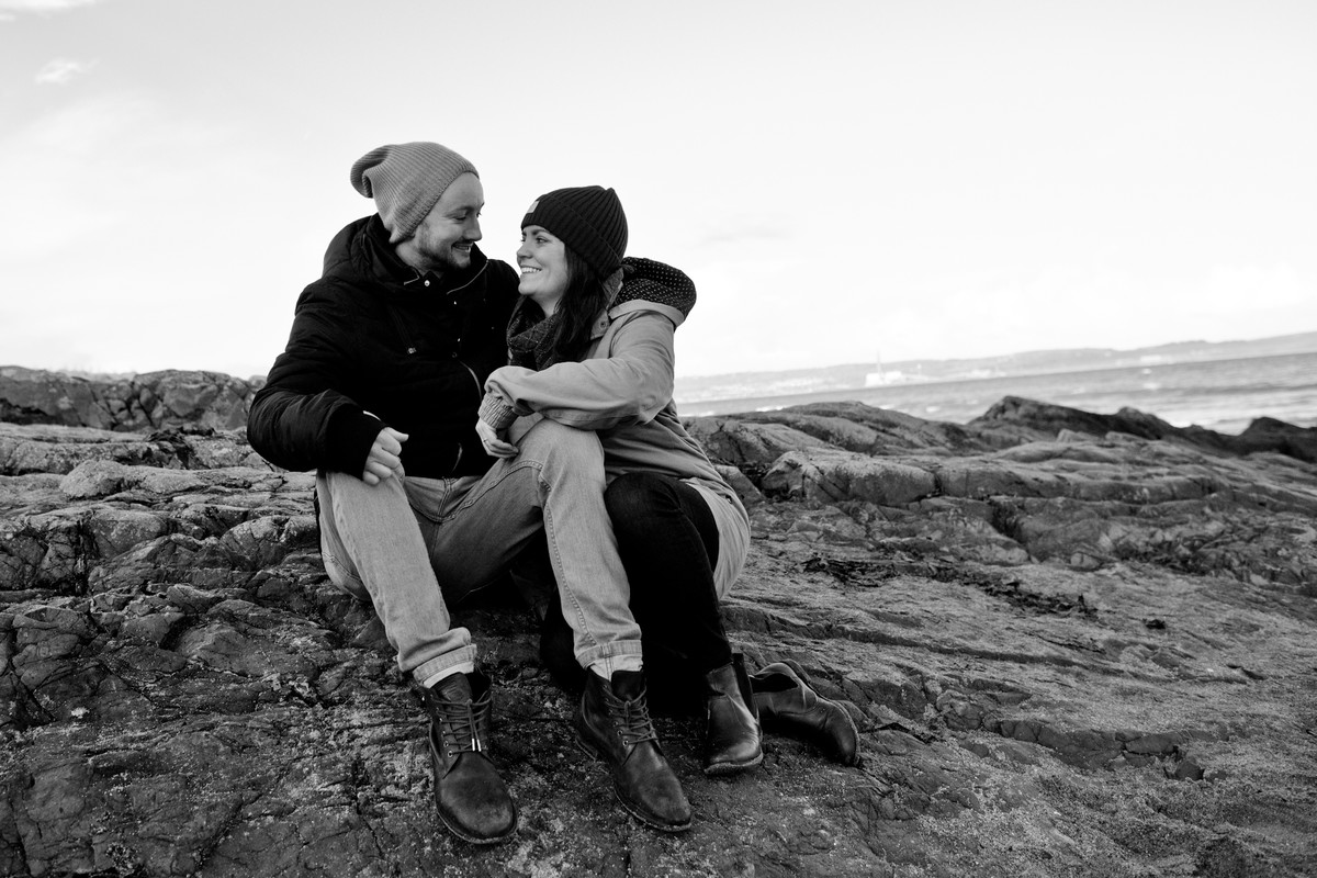 engagement photography claire and geordie in Crawfordsburn Country Park