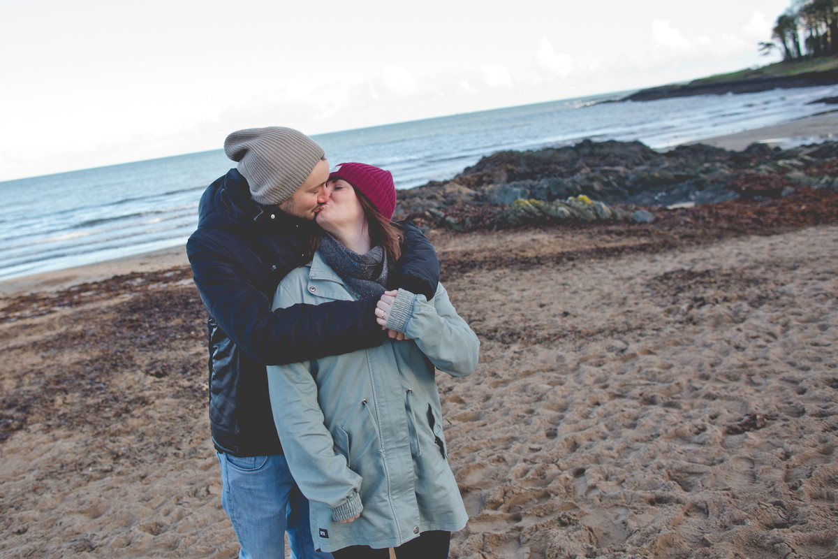 engagement photography claire and geordie in Crawfordsburn Country Park